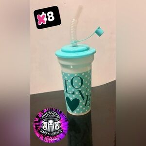 Polka Dot Love Kids Tumbler with Straw and Lid